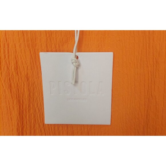 Pistola Women's Sleeveless Top Size Large Golden Orange Cotton Blend Casual Chic - Picture 7 of 10